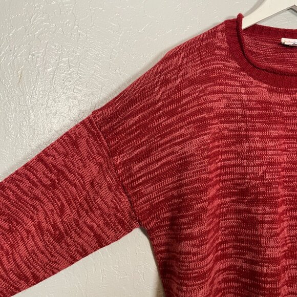 Lularoe Women XL Maroon Red Heathered Harper Sweater Knit Long Sleeve Stretch - Picture 4 of 9